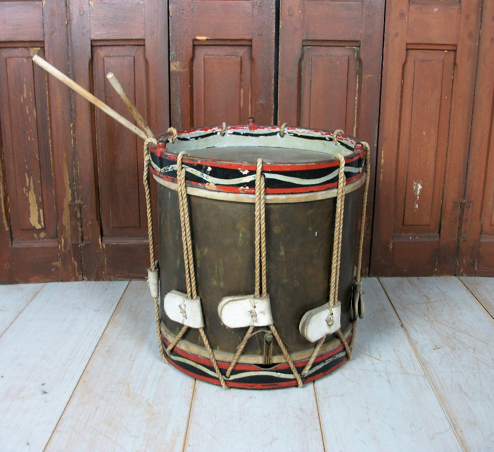 Victorian Military Drum by Potter, London